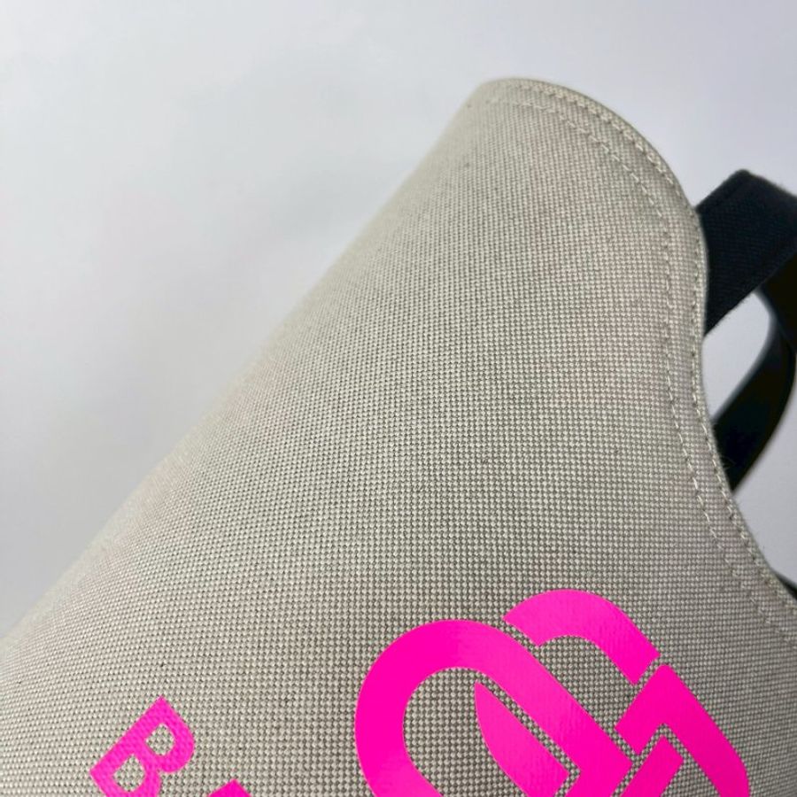 BALENCIAGA WAVE BB 印花帆布水桶包-8