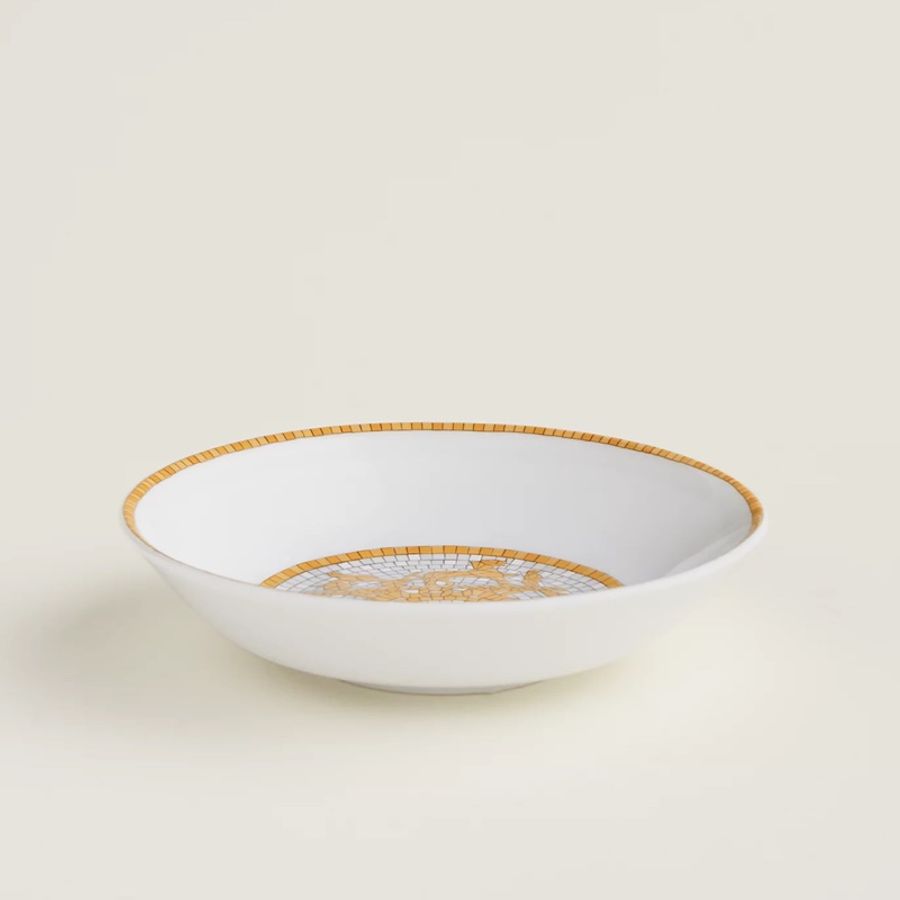 Mosaique au 24 gold + silver soy dish-3