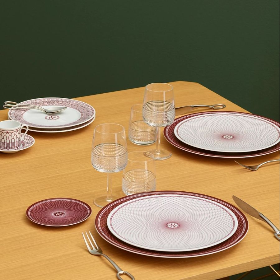 H Deco rouge bread and butter plate-4