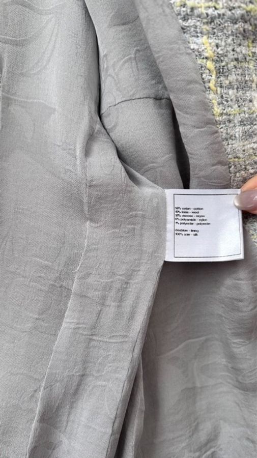 【威選精品】🤍 CHANEL 淺綠色粗花呢西裝外套 🤍-11