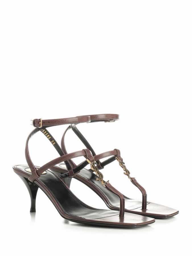 Saint Laurent 女士 Cassandre高跟涼鞋36 36.5 37 37.5 38 38.5 39 39.5 40 41碼-0