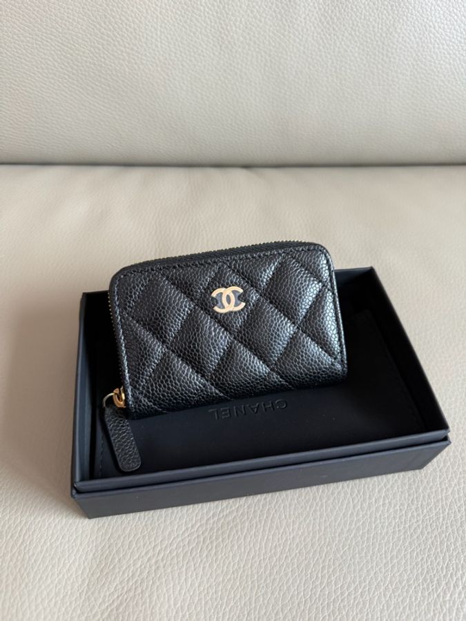 「M.Y精品」 Chanel ㄇ拉鍊錢包 晶片款 全新 送禮🎁-0