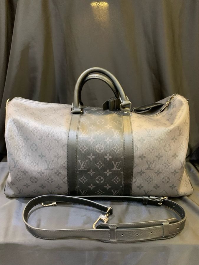LV keepall 50 黑武士旅行袋 單 芯片-1