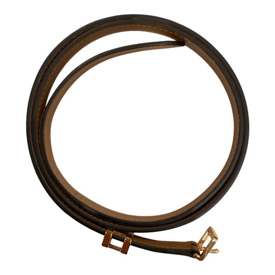 HERMES 愛馬仕 皮帶 皮革 POP H 15 85cm 金釦 U刻-2