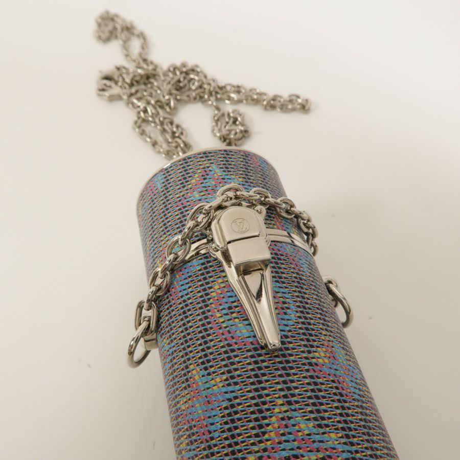 LOUIS VUITTON 金屬Monogram LV Pop Chain唇膏盒-7