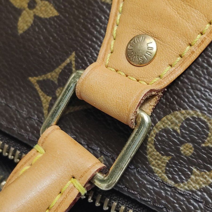 Louis Vuitton (LV) Speedy30植鞣革Monogram印花波士頓包手提包-14