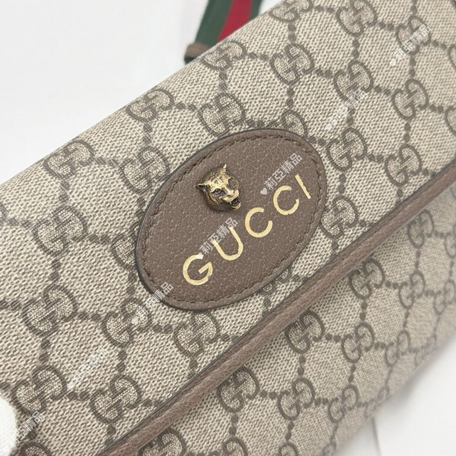 莉亞精品♡ GUCCI 493930 虎頭胸包 二手美包-8