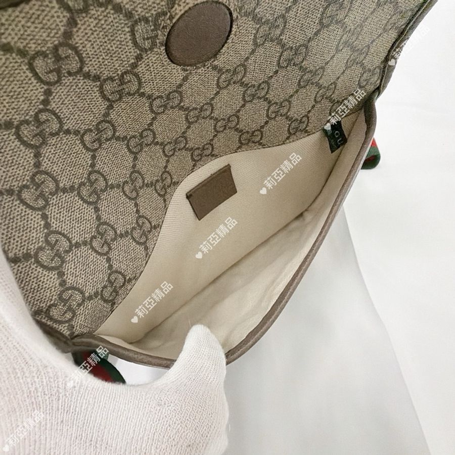 莉亞精品♡ GUCCI 493930 虎頭胸包 二手美包-10