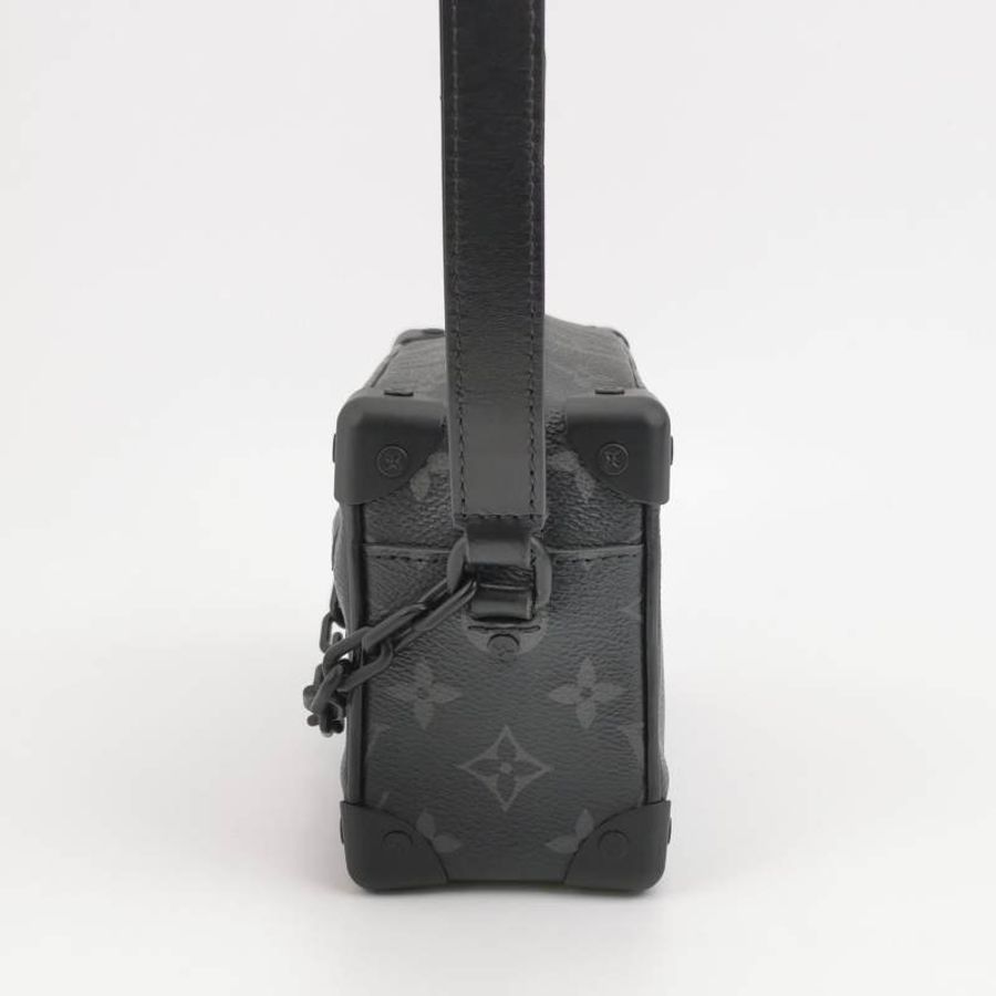 Louis Vuitton (LV) Soft Trunk迷你牛皮Monogram印花鉚釘包角斜背包單肩包晶片款-2