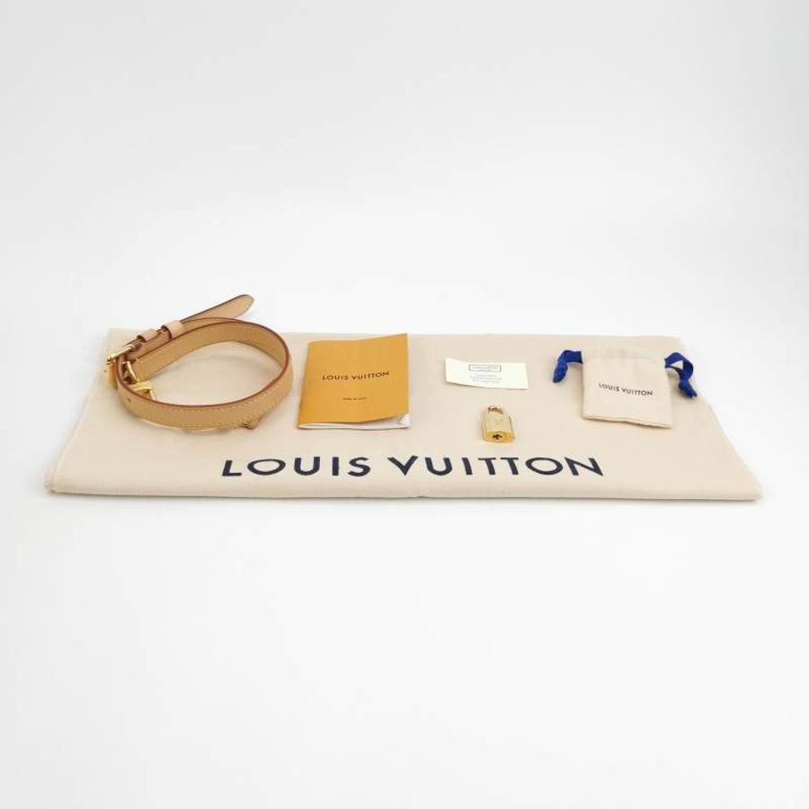 Louis Vuitton (LV) FlowerTote植鞣革Monogram印花單肩包晶片款-8