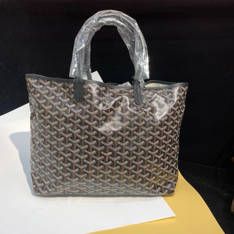 Goyard/戈雅 黑色 Tote托特包購物袋小號 老花子母包單肩包-1