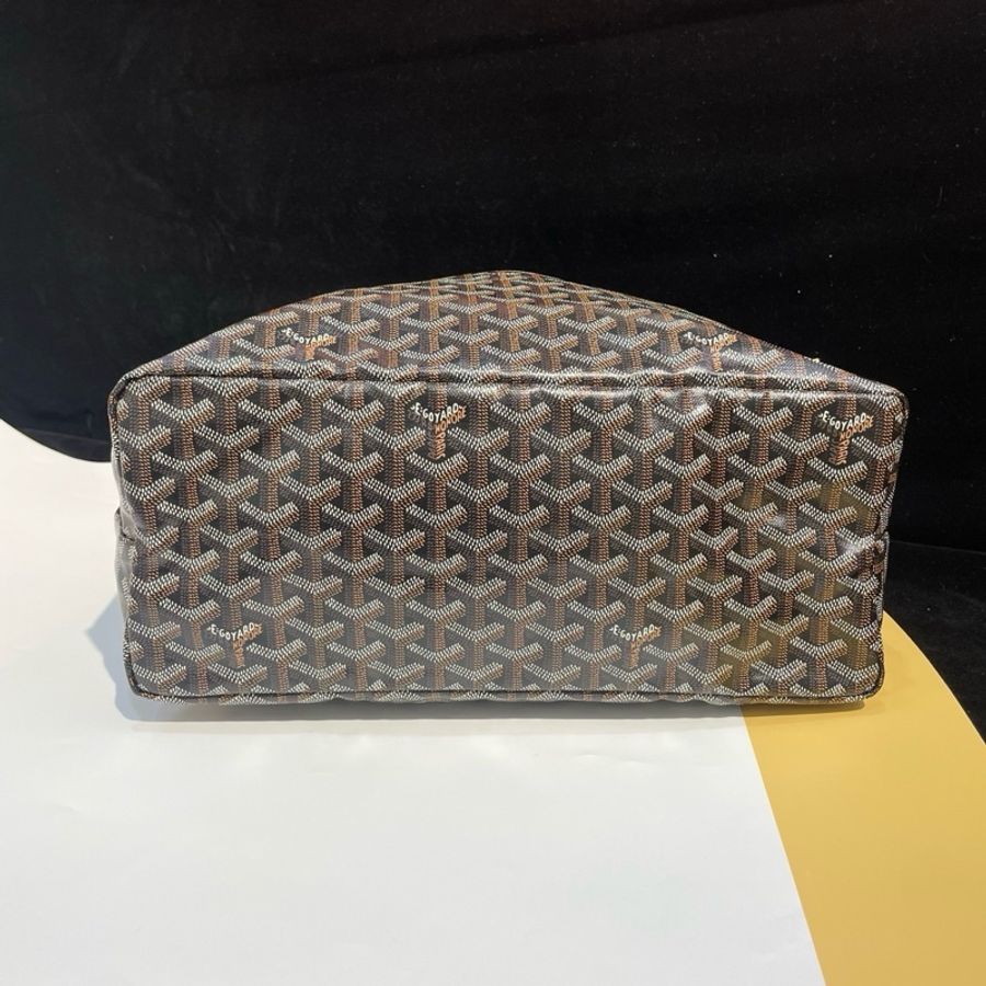 Goyard/戈雅 黑色 Tote托特包購物袋小號 老花子母包單肩包-4