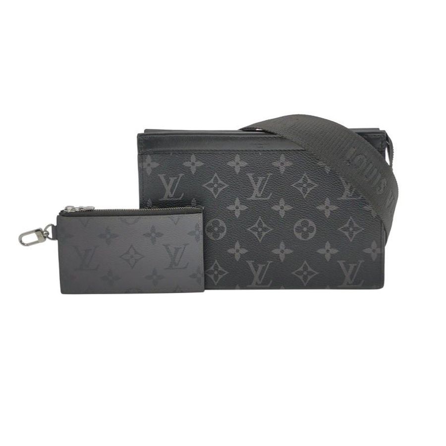 Louis Vuitton (LV) Gaston Wearable Wallet牛皮Monogram印花子母包肩包晶片款-0