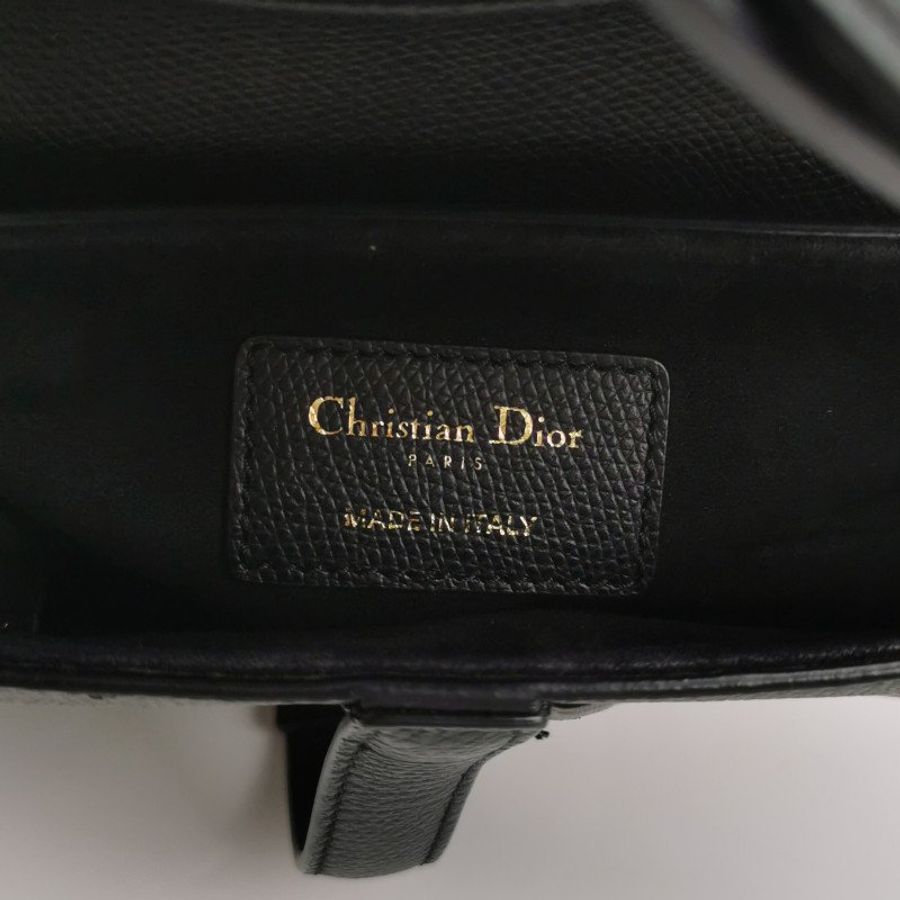 Dior Saddle馬鞍包迷你牛皮純色馬鞍造型手提包-7