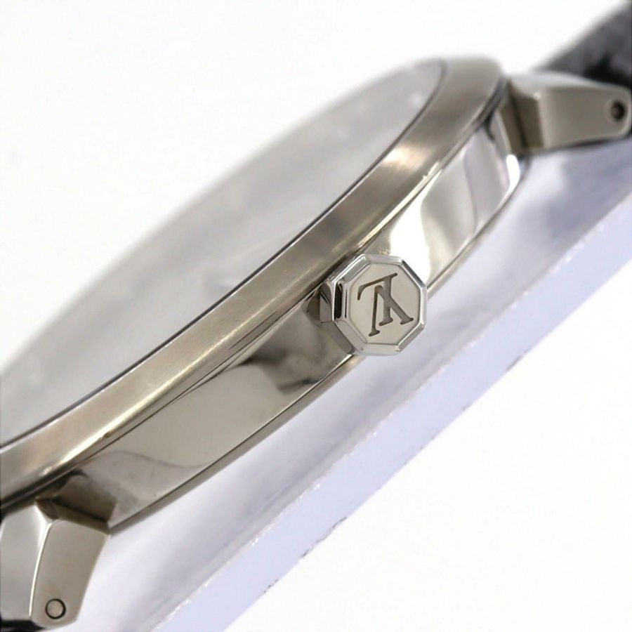路易威登 Tambour Slim Monogram Q1DM0 SS 石英腕錶-2