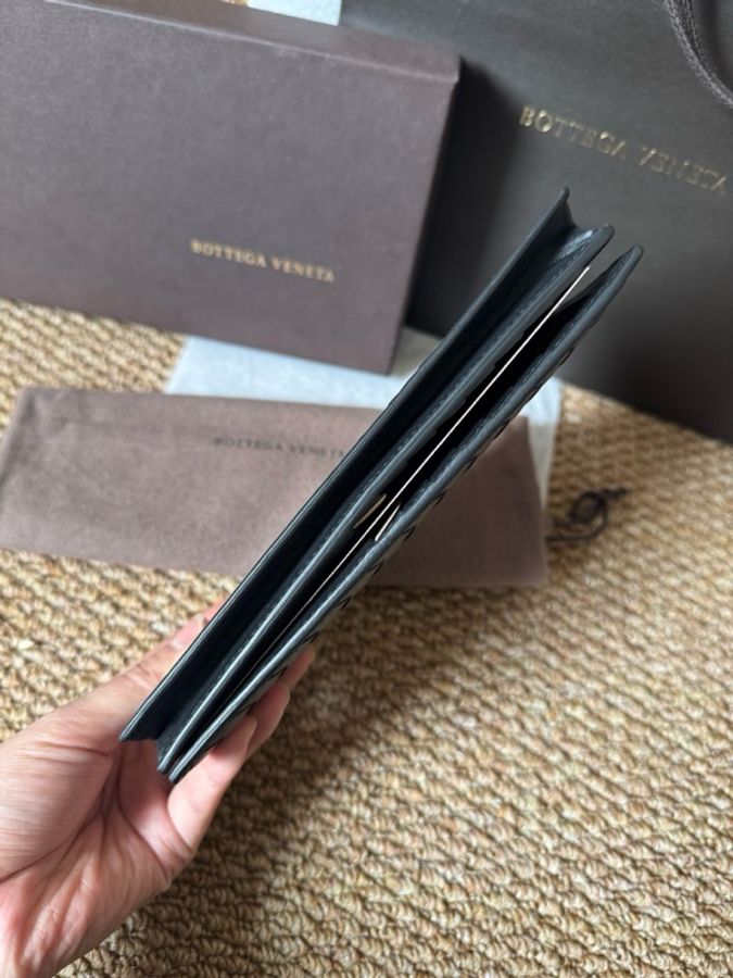99閒置新葆蝶家Bottega Veneta  羊皮 長夾-2