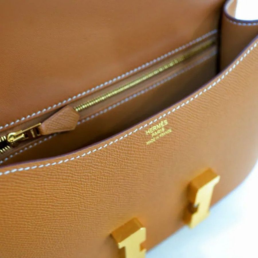 HERMES 愛馬仕 Constance 1-24 Epsom 皮革手袋-12