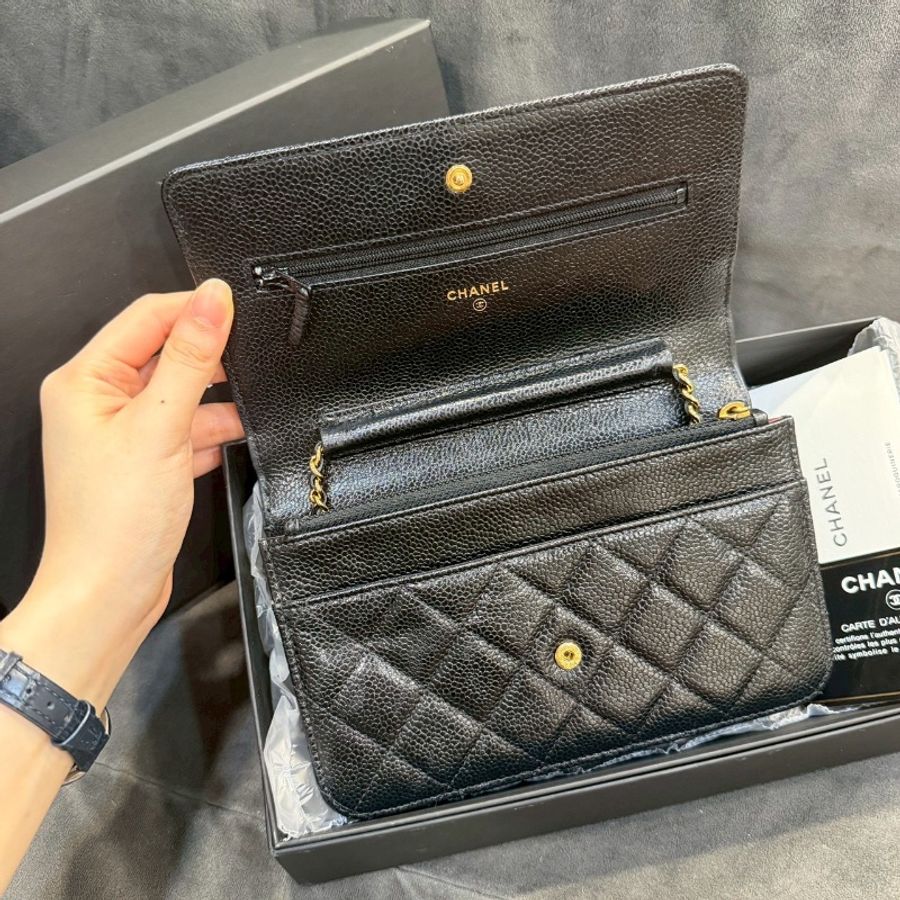 全新全配🖤✨#香奈兒 #黑金荔枝 #woc-10