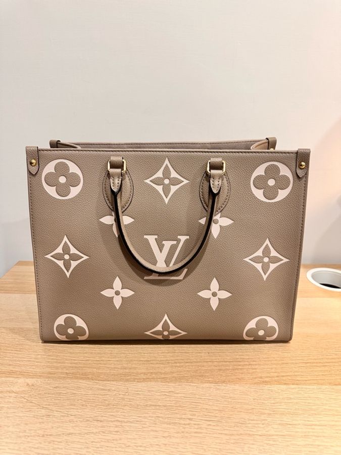 LOUIS VUITTON路易威登LV-on the go MM斑鳩灰-5