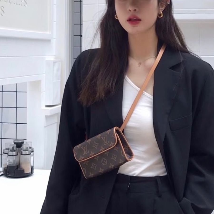 Louis Vuitton LV 經典老花 信封包 腰包-0