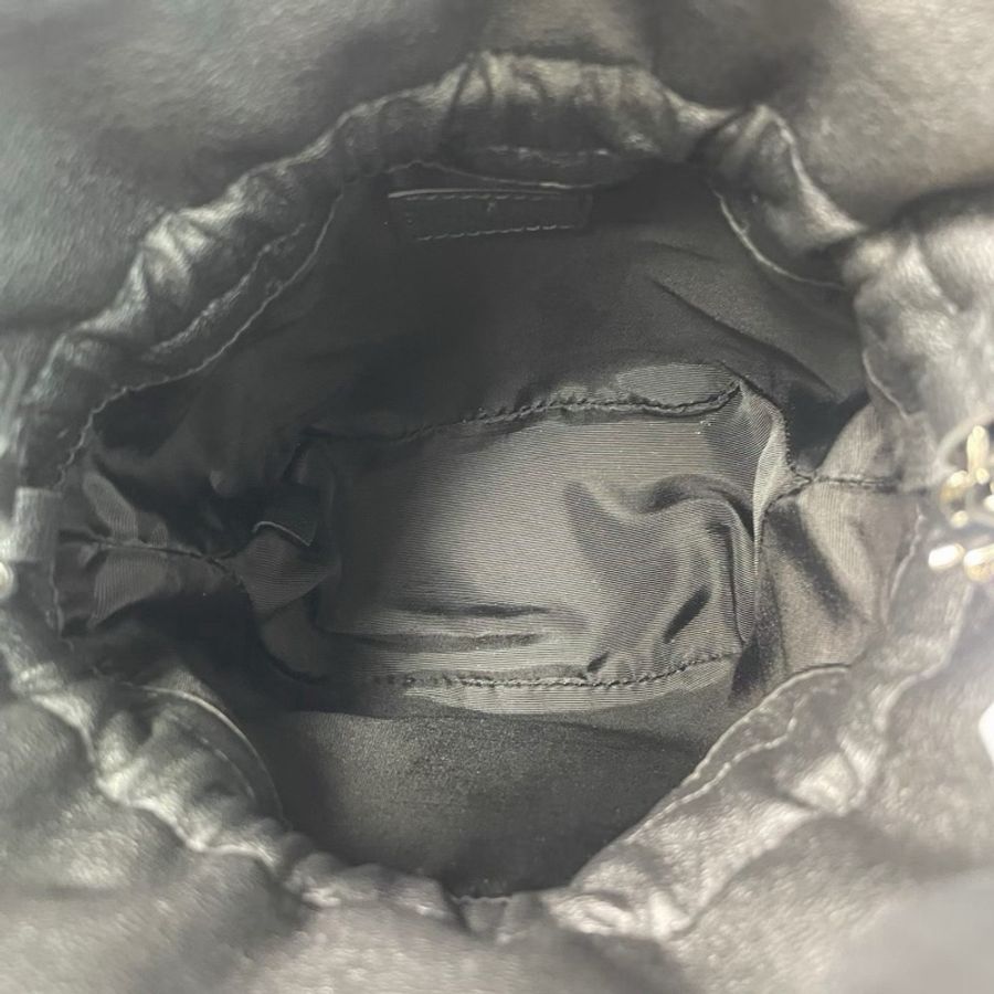 【威選精品】🖤 Gucci Blondie 黑色全皮抽繩小水桶福袋包-15