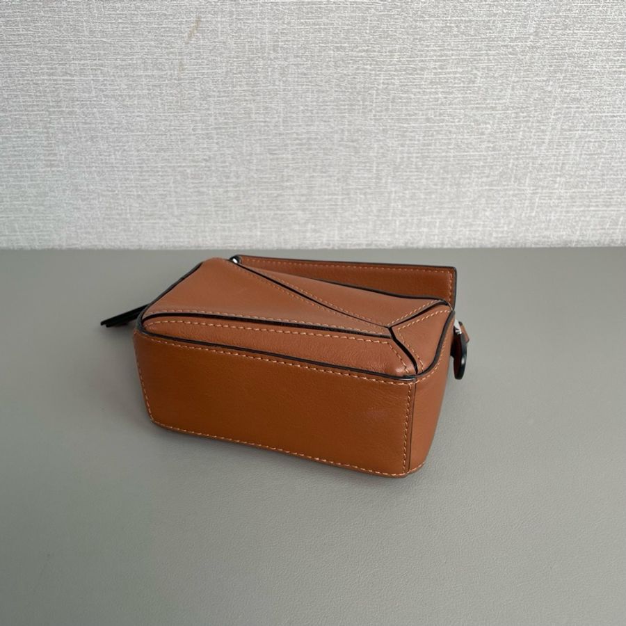 ✨Loewe羅意威｜焦糖色puzzle nano幾何包｜手提斜挎單肩包｜98新-6