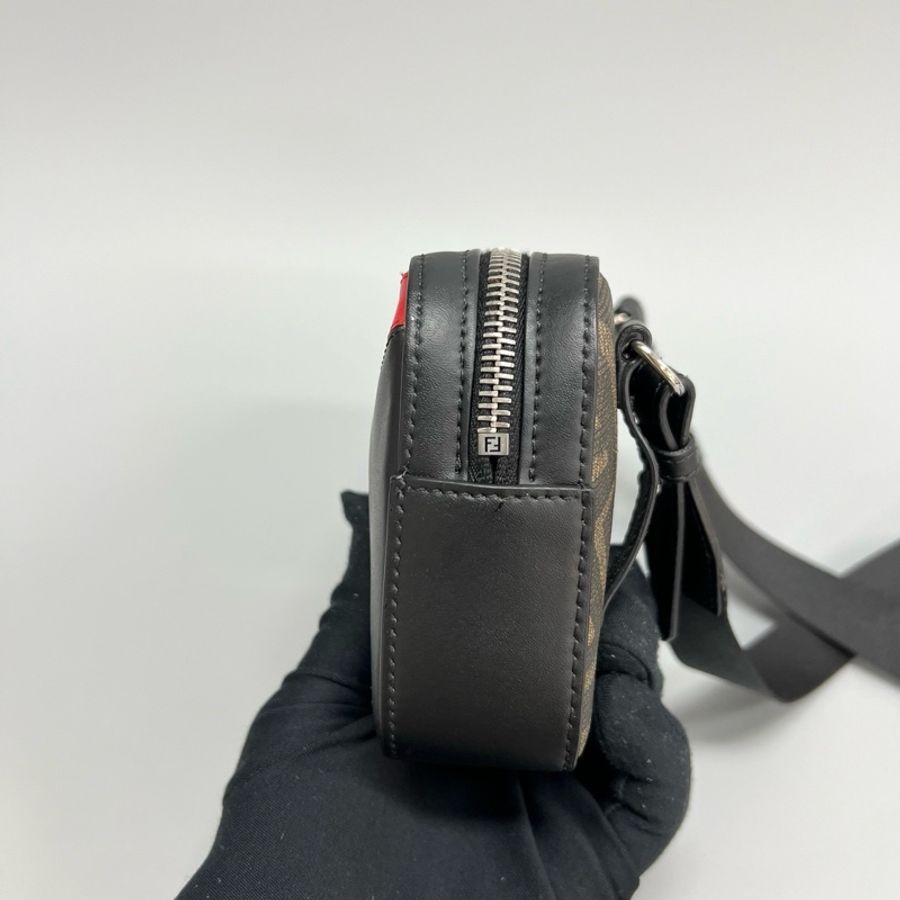 Fendi • 經典老花拼皮相機包 🈶原廠塵袋-5