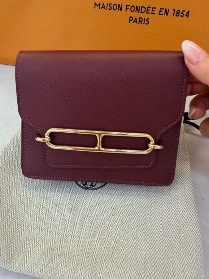 Hermes 愛馬仕roulis slim豬鼻子腰包 缺小子包-0