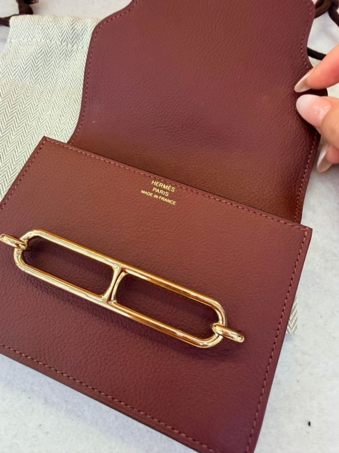 Hermes 愛馬仕roulis slim豬鼻子腰包 缺小子包-3