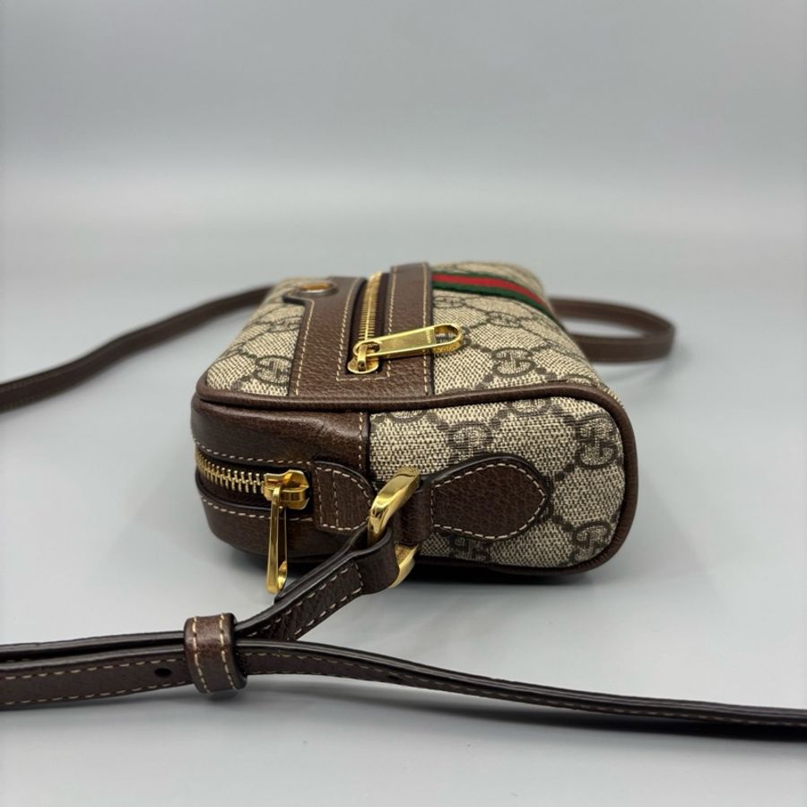 Gucci 古馳 Ophidia老花相機斜挎包 尺寸18*12 缺 龍蝦扣-3
