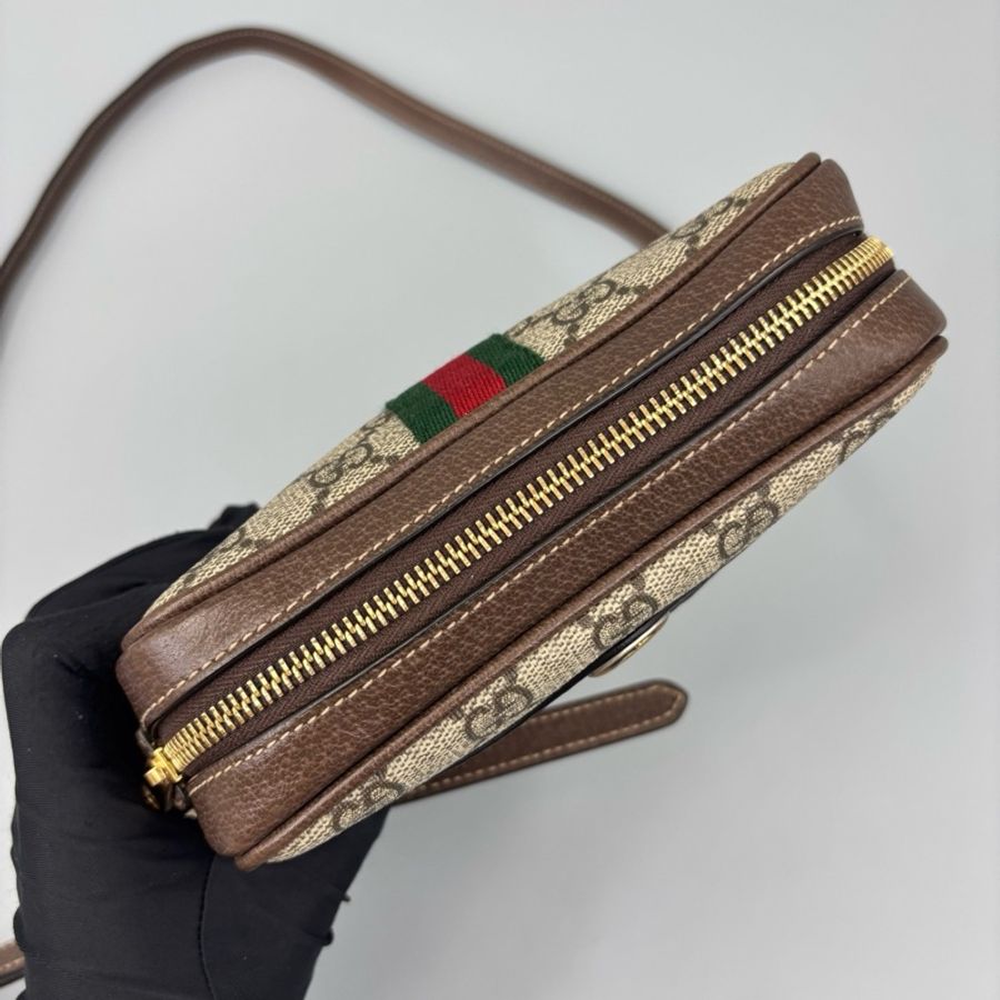 Gucci 古馳 Ophidia老花相機斜挎包 尺寸18*12 缺 龍蝦扣-6