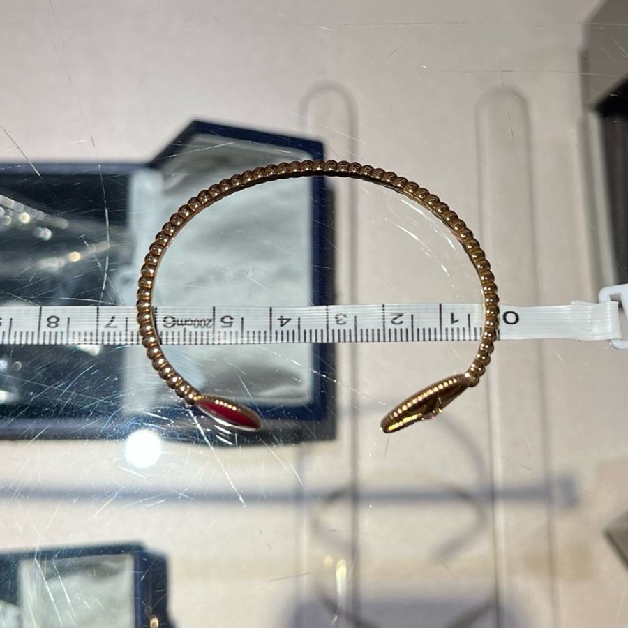 迪奥Dior女士玫瑰金八芒星罗盘手镯-4