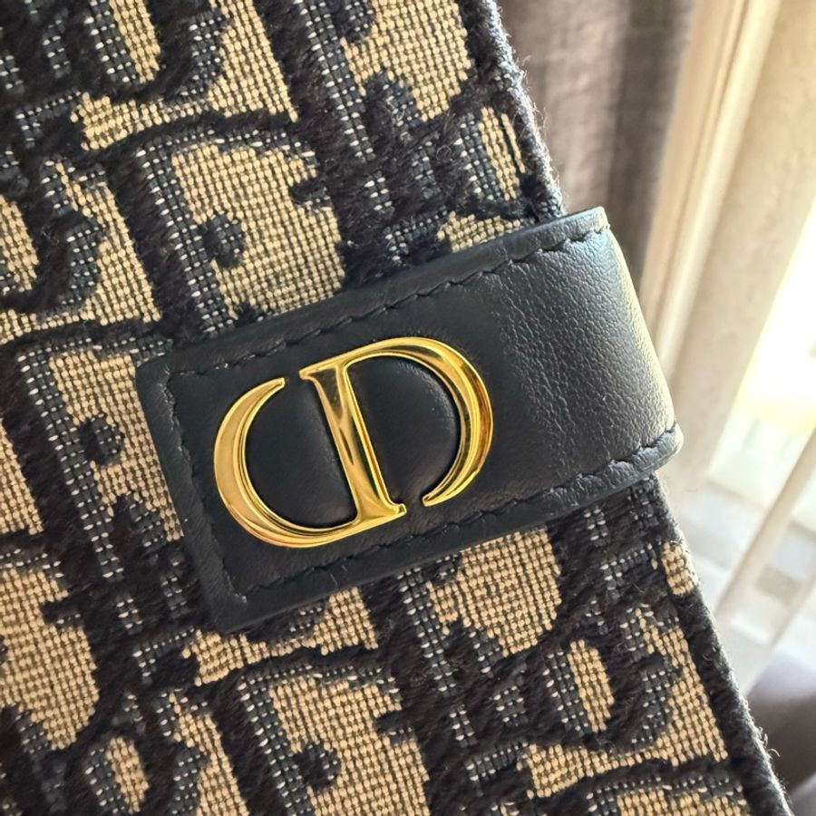 Dior Oblique 緹花 99新閒置 30 Montaigne Dandelion 卡夾-5