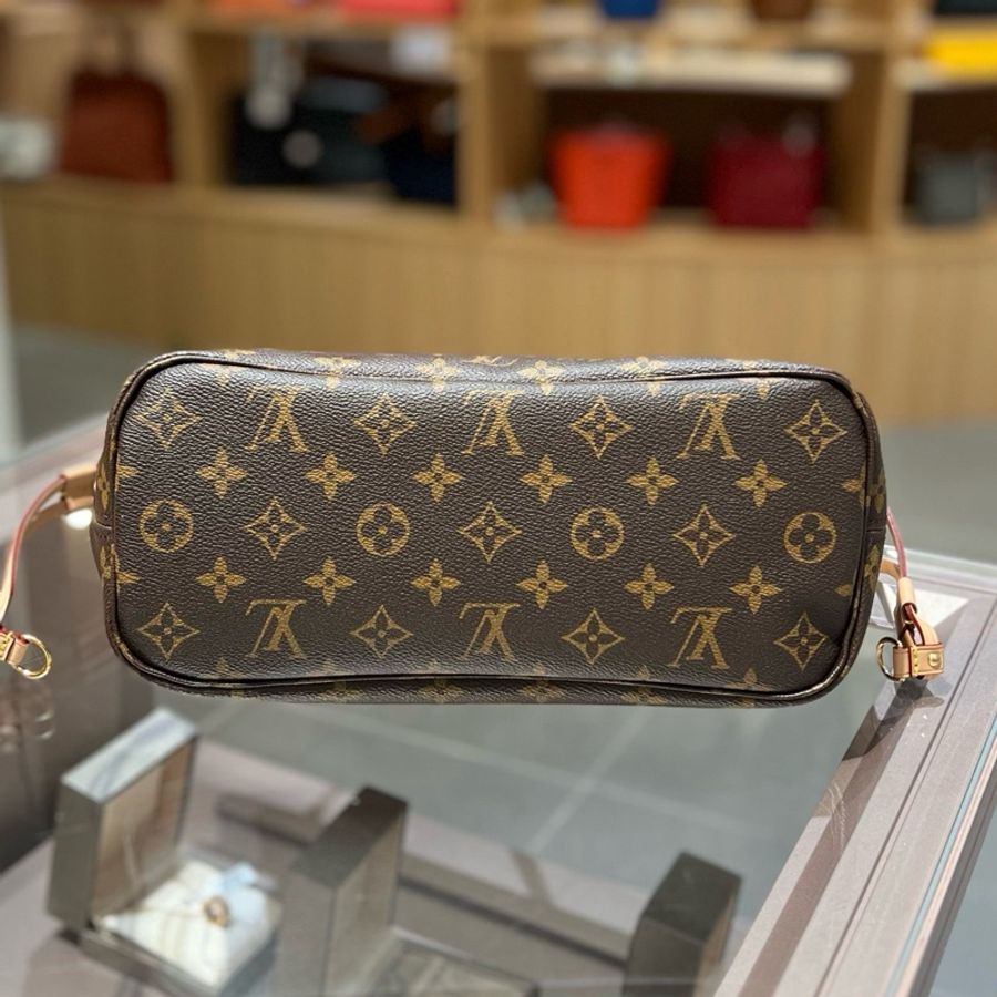 路易威登经典老花 neverfull小号子母购物袋-4