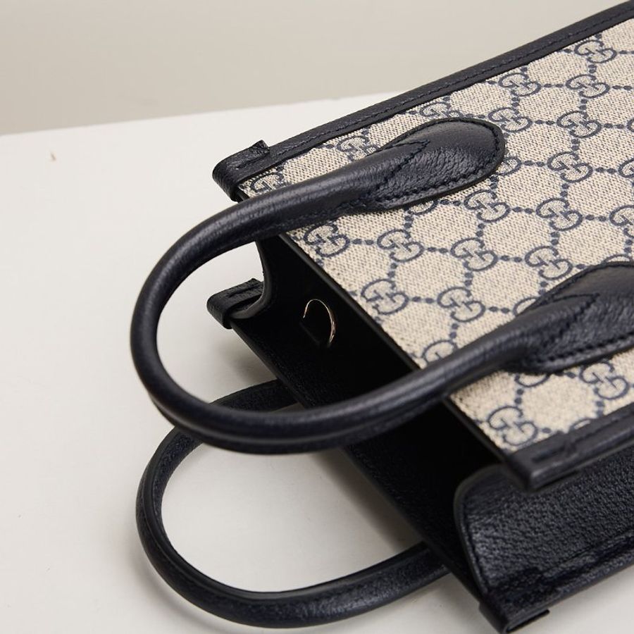 二手Gucci Retro mini 琴譜包 深藍-6