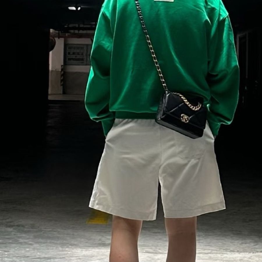 香奈兒/Chanel 信封包 羊皮19.3×3.5×12.5 附件 卡-8