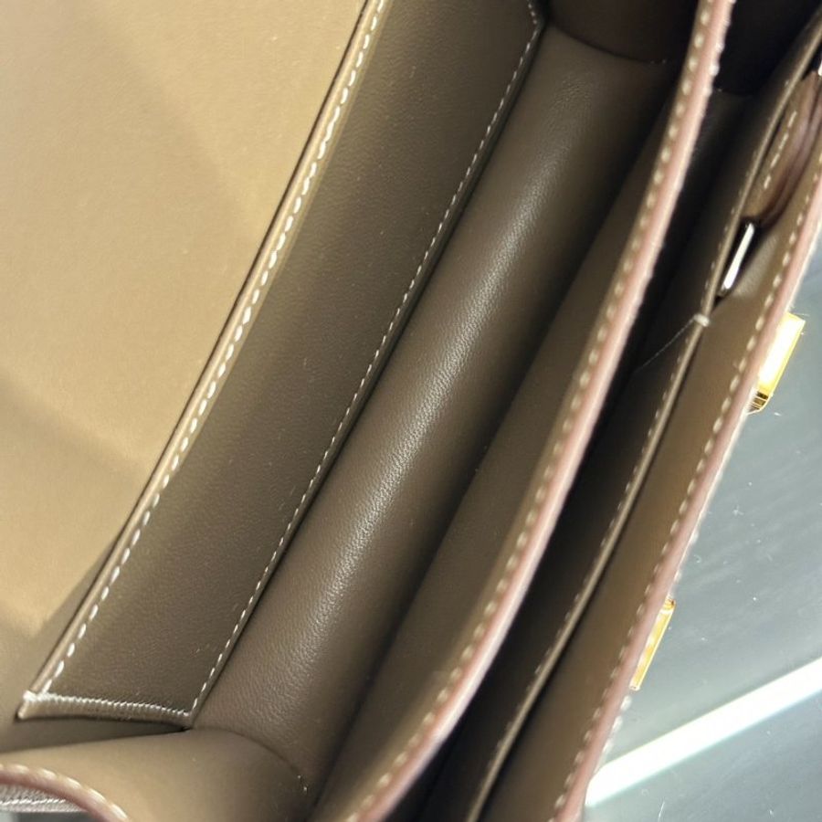 HERMES Mini Constance 19 - Etoupe 18 大象灰金 G-6