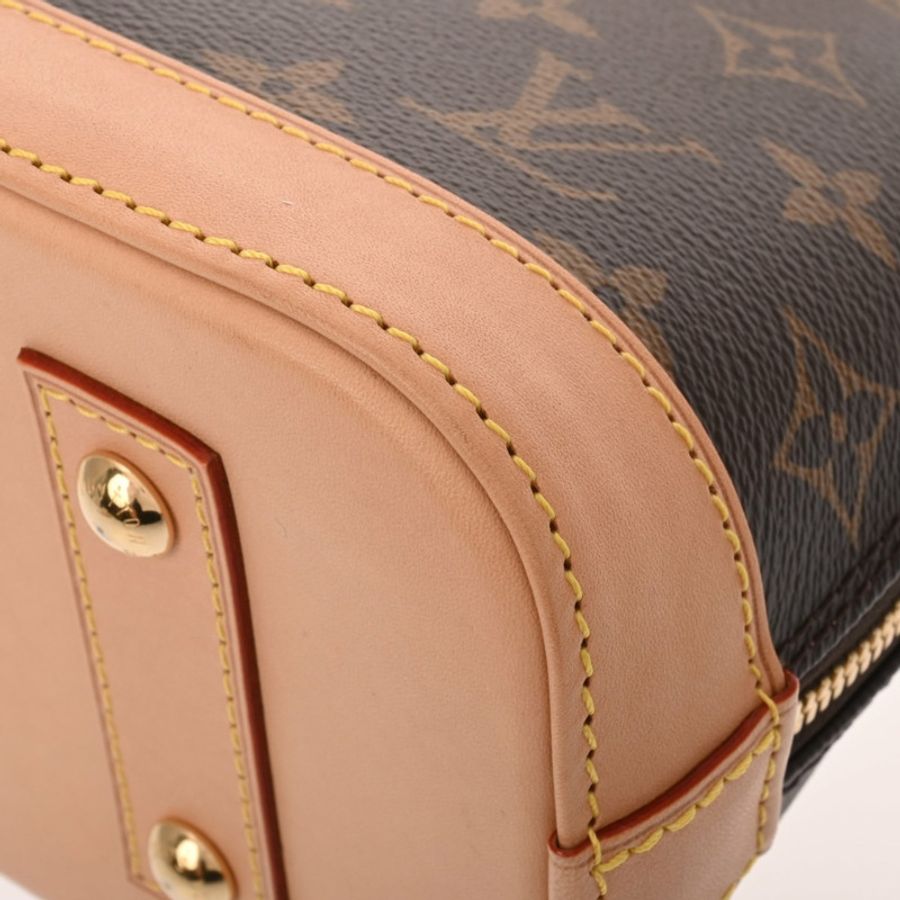 路易威登 (LOUIS VUITTON) Monogram Alma BB 2WAY 棕色女士帆布手提包 M46990 A級二手 Ginzo-7