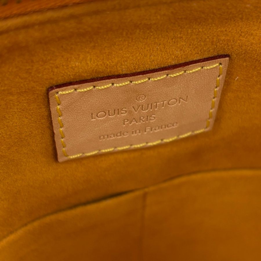棕色 原花帆布 黃色牛皮 Pallas 兩用包【LOUIS VUITTON LV 路易威登】 M40929-6