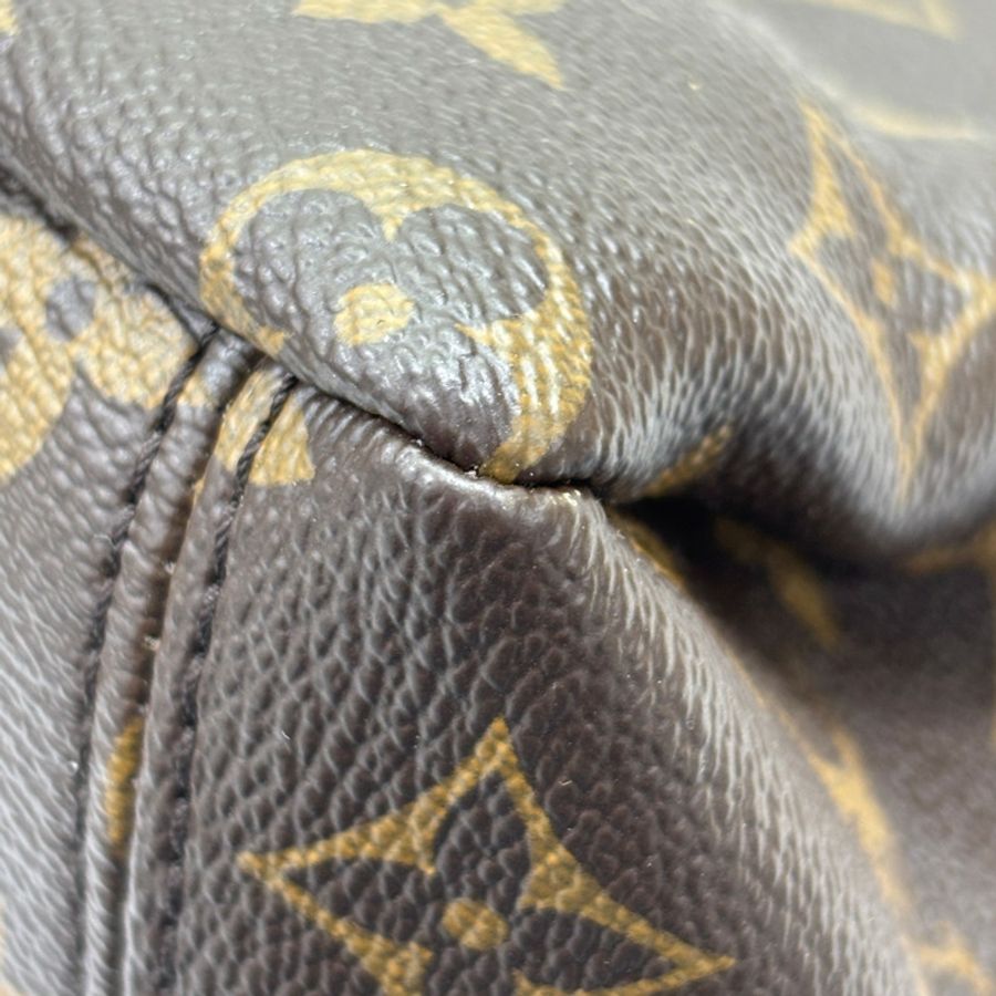 棕色 原花帆布 黃色牛皮 Pallas 兩用包【LOUIS VUITTON LV 路易威登】 M40929-12