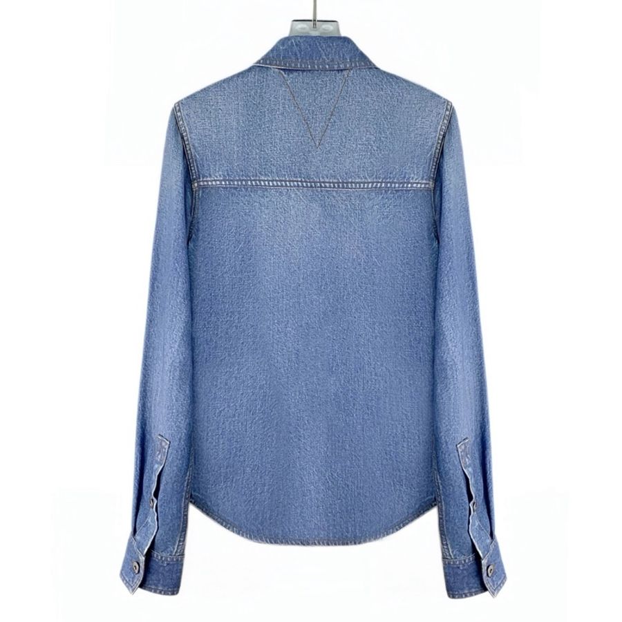 Bottega Veneta 蓝色牛仔衬衫 S码-1