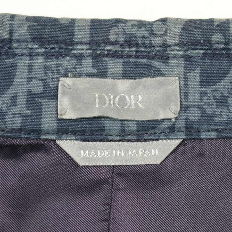 Dior DENIM TEARS Oblique 牛仔夾克，棉質，藍色，二手，男款 46 碼-2