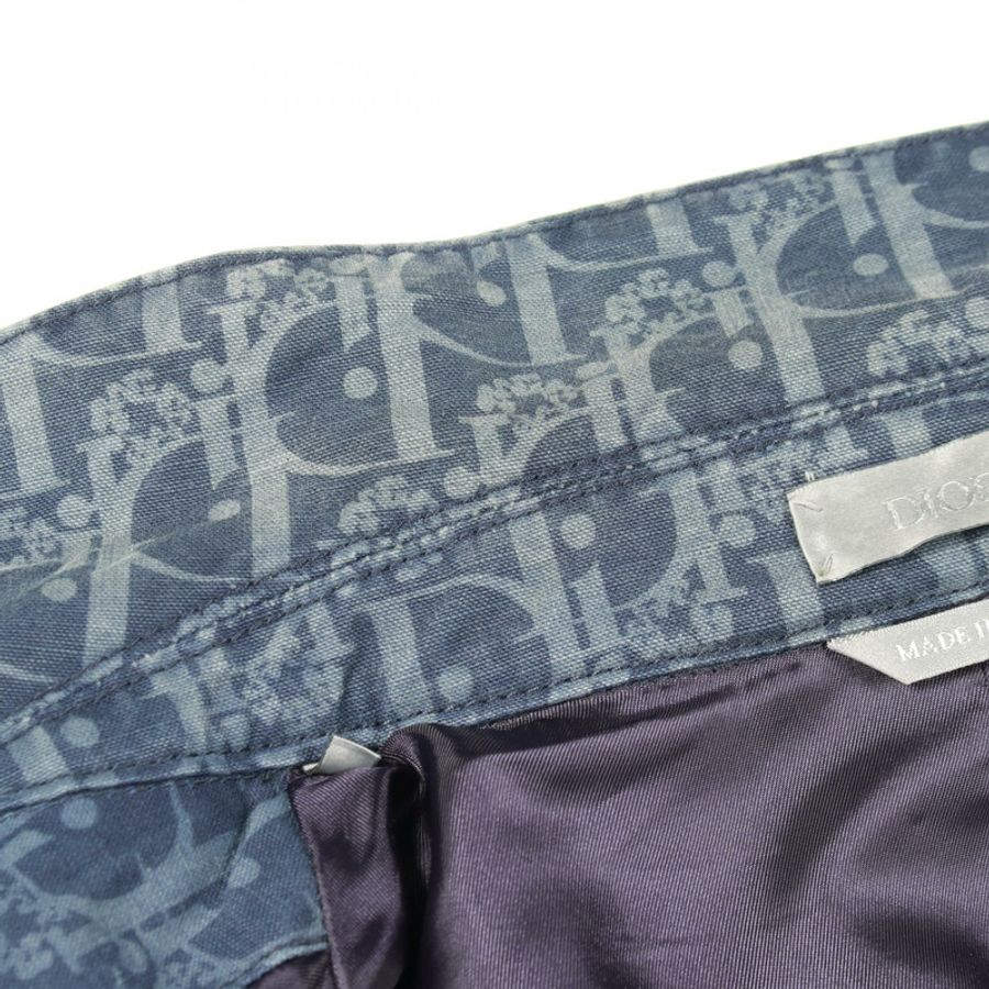 Dior DENIM TEARS Oblique 牛仔夾克，棉質，藍色，二手，男款 46 碼-4