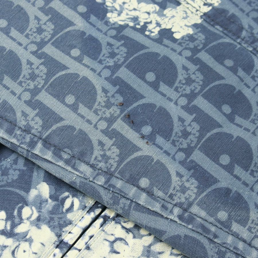 Dior DENIM TEARS Oblique 牛仔夾克，棉質，藍色，二手，男款 46 碼-6