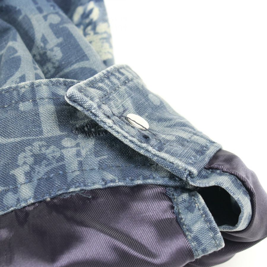 Dior DENIM TEARS Oblique 牛仔夾克，棉質，藍色，二手，男款 46 碼-7