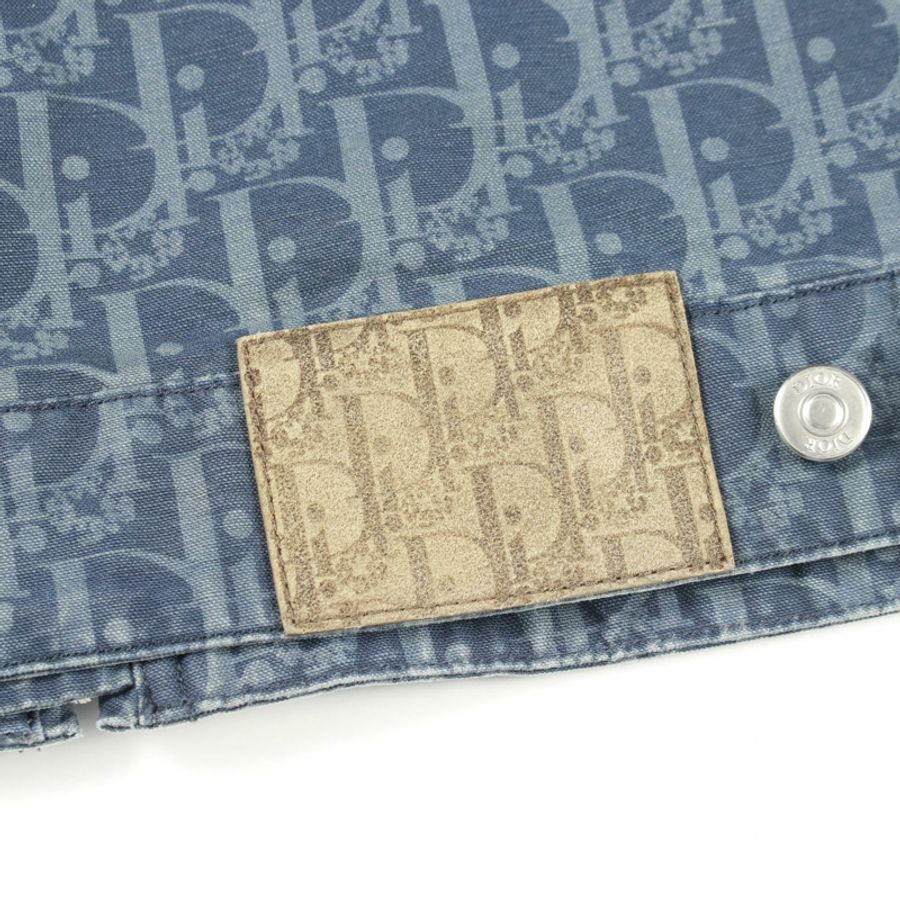 Dior DENIM TEARS Oblique 牛仔夾克，棉質，藍色，二手，男款 46 碼-9