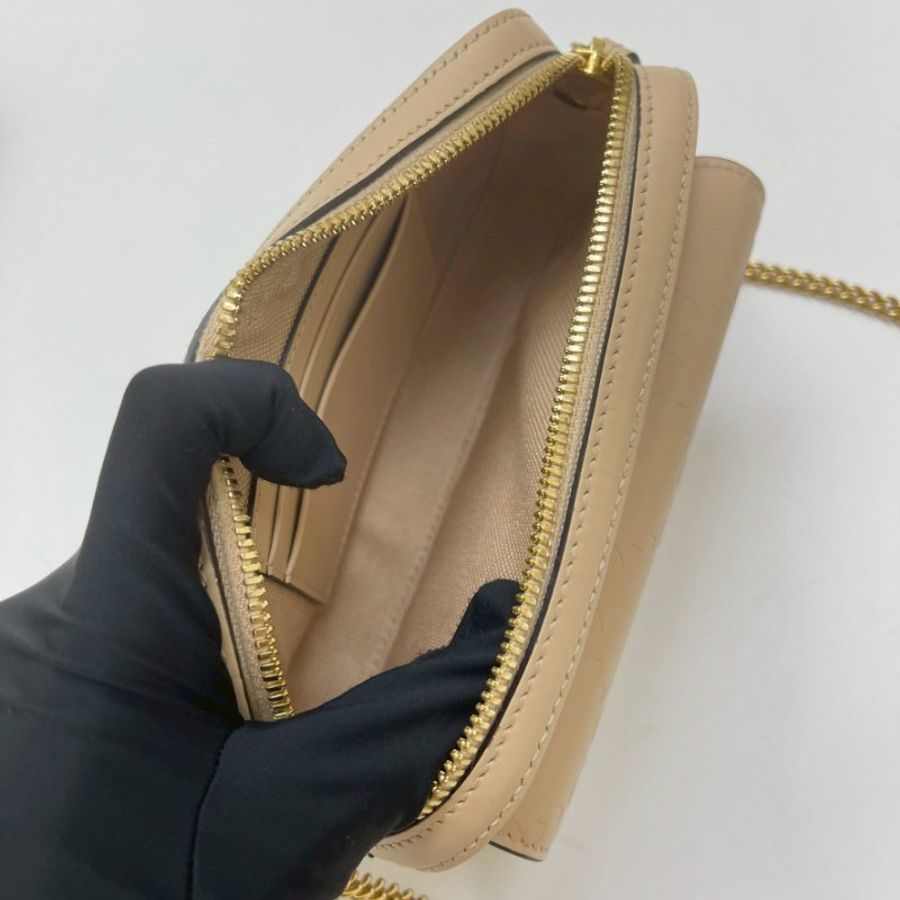GUCCI SUPER MINI 鍊條包 米白色-3
