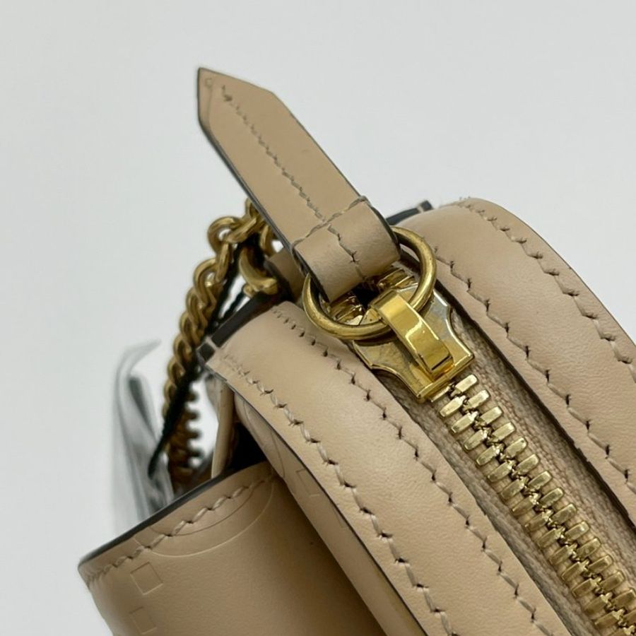 GUCCI SUPER MINI 鍊條包 米白色-8