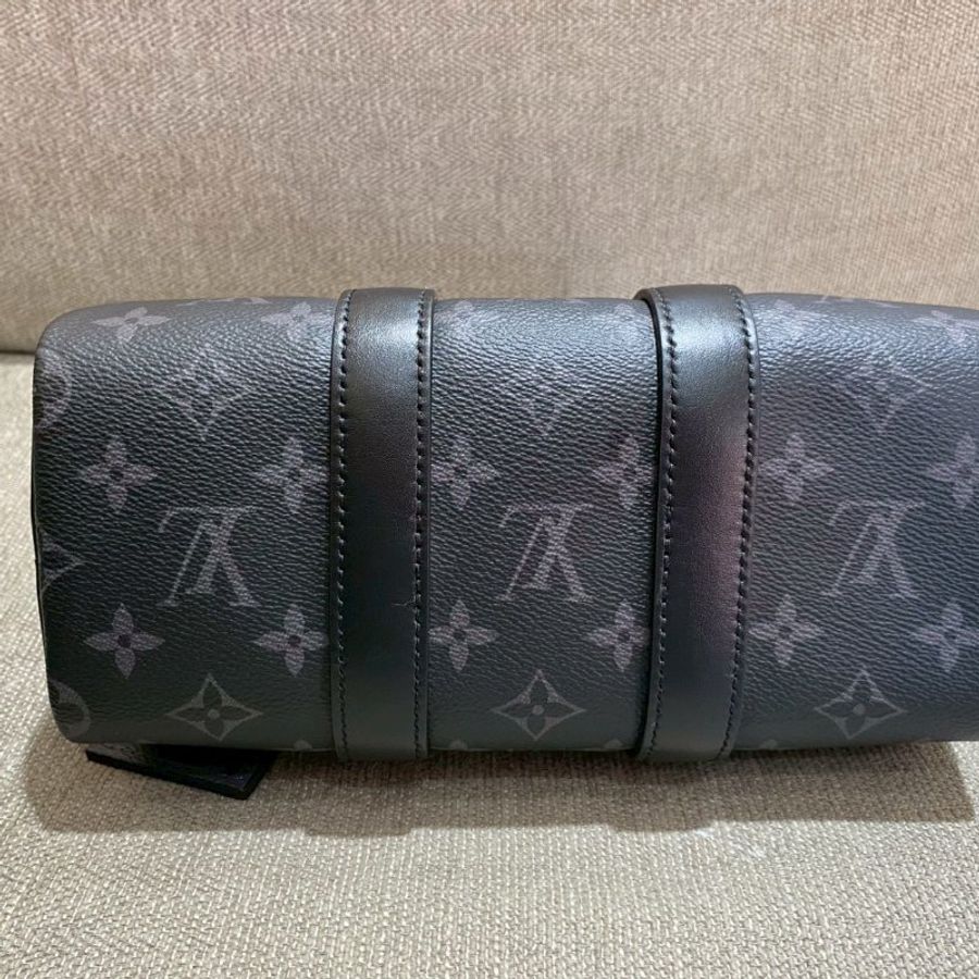Louis Vuitton keepall 雙色老花手提肩背包 晶片款-2