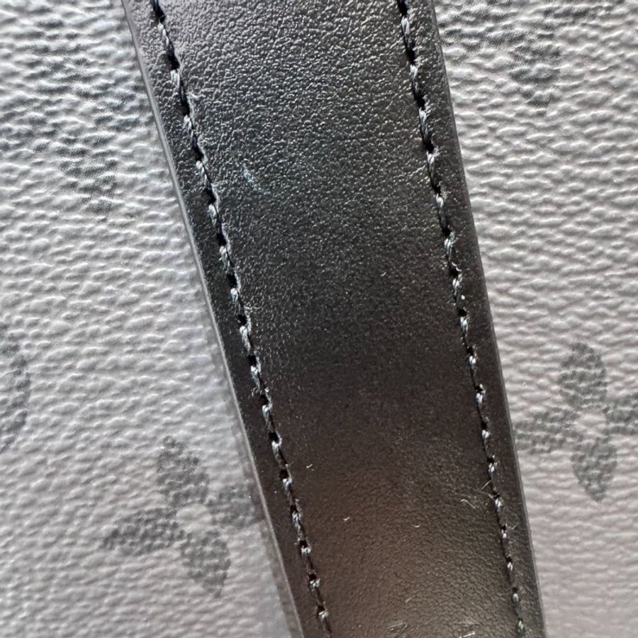 Louis Vuitton keepall 雙色老花手提肩背包 晶片款-17